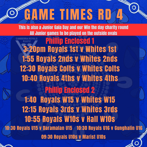 game times rd 4 1